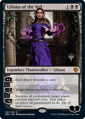 Liliana of the Veil card from Promo Pack: Dominaria United