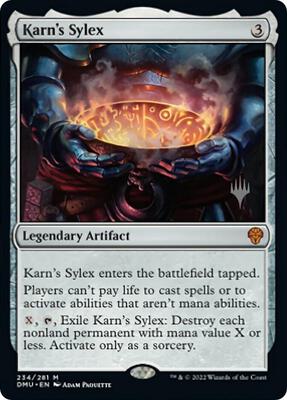 Karn's Sylex card from Promo Pack: Dominaria United