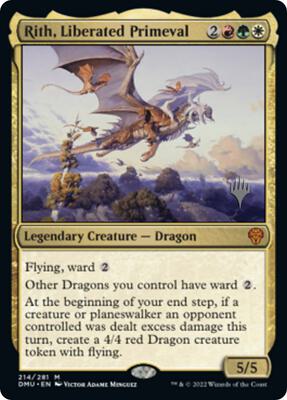 Rith, Liberated Primeval card from Promo Pack: Dominaria United