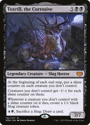 Toxrill, the Corrosive card from Promo Pack: Dominaria United