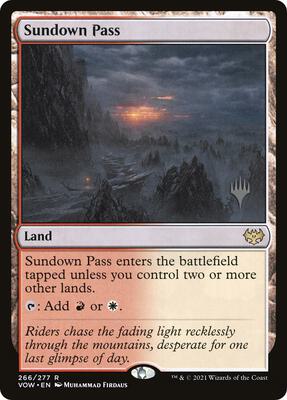 Sundown Pass card from Promo Pack: Dominaria United