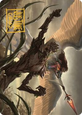 Strength of the Coalition Art Card (Gold-Stamped Signature) card from Art Series: Dominaria United