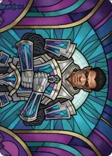 Aron, Benalia's Ruin Art Card card from Art Series: Dominaria United