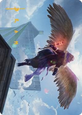 Balmor, Battlemage Captain Art Card (44/81) (Gold-Stamped Signature) card from Art Series: Dominaria United