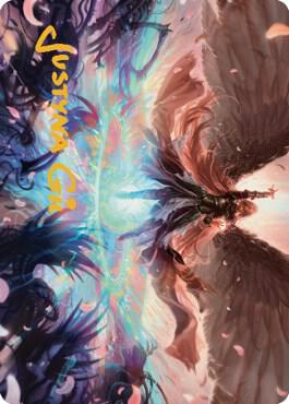 Iridian Maelstrom Art Card (Gold-Stamped Signature) card from Art Series: Dominaria United