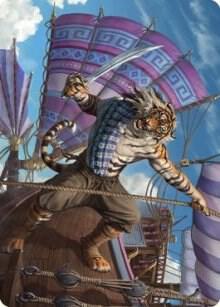 Jedit Ojanen, Mercenary Art Card card from Art Series: Dominaria United