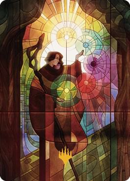 Jodah, the Unifier Art Card (Gold-Stamped Signature) card from Art Series: Dominaria United