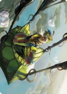 Nael, Avizoa Aeronaut Art Card card from Art Series: Dominaria United