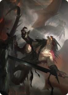 Rivaz of the Claw Art Card card from Art Series: Dominaria United