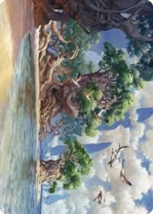 Yavimaya Coast Art Card card from Art Series: Dominaria United