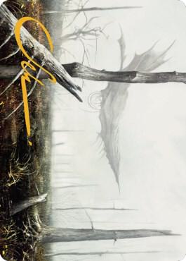 Swamp Art Card (Gold-Stamped Signature) card from Art Series: Dominaria United