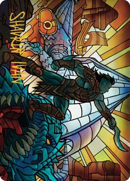 Astor, Bearer of Blades Art Card (Gold-Stamped Signature) card from Art Series: Dominaria United