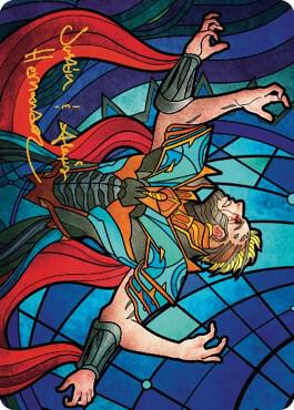 Ertai Resurrected Art Card (70/81) (Gold-Stamped Signature) card from Art Series: Dominaria United