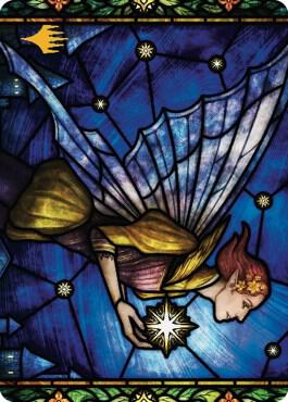 Ivy, Gleeful Spellthief Art Card (Gold-Stamped Signature) card from Art Series: Dominaria United
