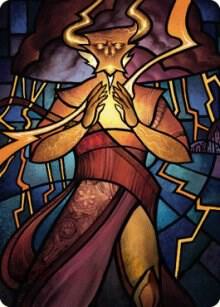 Najal, the Storm Runner Art Card card from Art Series: Dominaria United