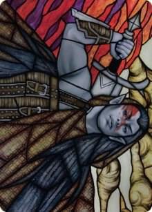 Radha, Coalition Warlord Art Card card from Art Series: Dominaria United