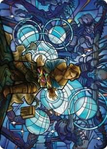 Raff, Weatherlight Stalwart Art Card card from Art Series: Dominaria United
