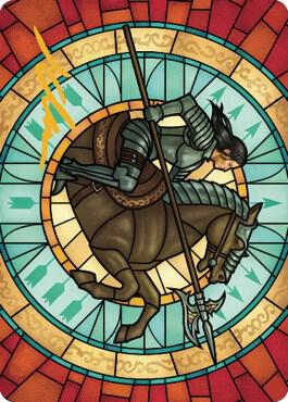 Tori D'Avenant, Fury Rider Art Card (Gold-Stamped Signature) card from Art Series: Dominaria United