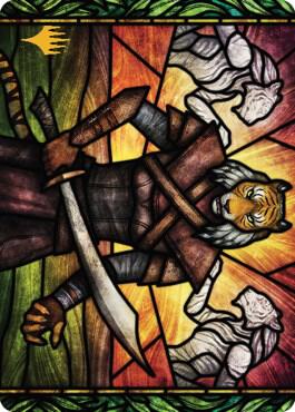 Zar Ojanen, Scion of Efrava Art Card (Gold-Stamped Signature) card from Art Series: Dominaria United