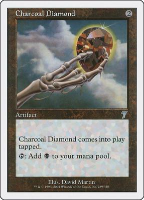 Charcoal Diamond card from 7th Edition