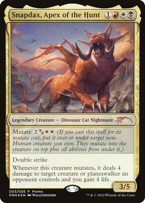 Snapdax, Apex of the Hunt (2022 Lunar New Year Promo) card from Unique and Miscellaneous Promos