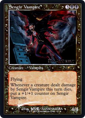 Sengir Vampire (Retro Frame) card from 30th Anniversary Promos