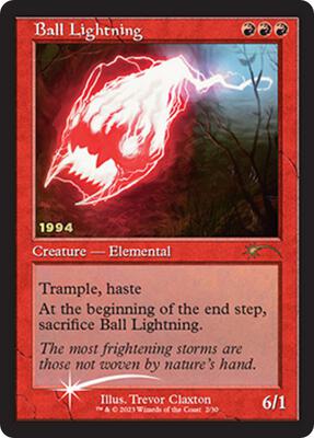 Ball Lightning card from 30th Anniversary Promos