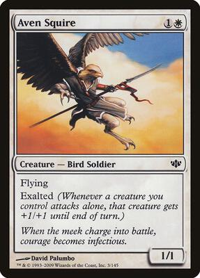 Aven Squire card from Conflux