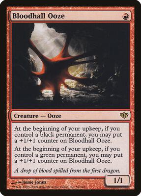 Bloodhall Ooze card from Conflux