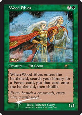 Wood Elves card from 30th Anniversary Promos