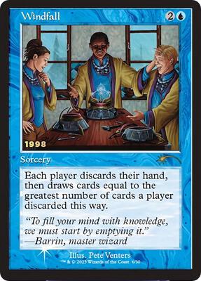 Windfall card from 30th Anniversary Promos