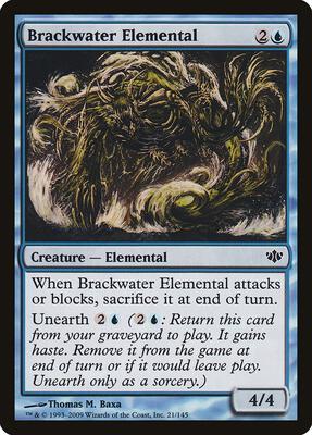 Brackwater Elemental card from Conflux