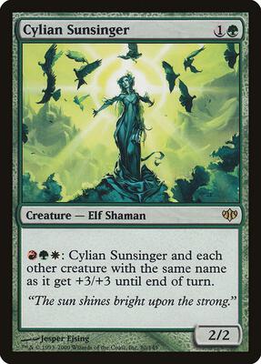 Cylian Sunsinger card from Conflux