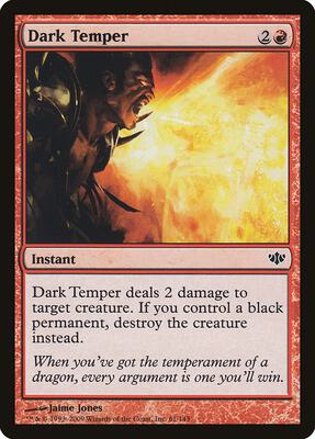 Dark Temper card from Conflux