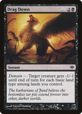 Drag Down card from Conflux