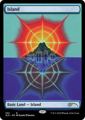 Island (392) card from Secret Lair Drop Series