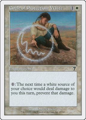 Circle of Protection: White card from 7th Edition
