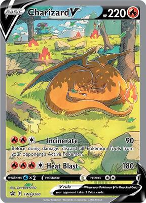 Charizard V - SWSH260 card from SWSH: Sword & Shield Promo Cards
