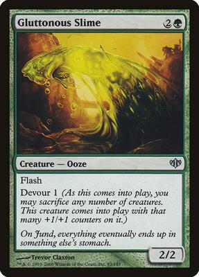 Gluttonous Slime card from Conflux
