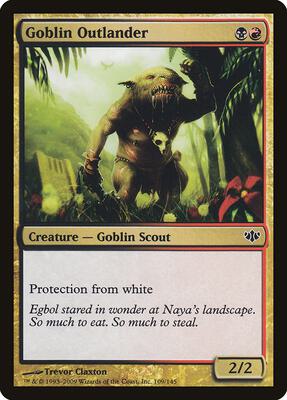 Goblin Outlander card from Conflux