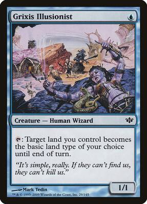 Grixis Illusionist card from Conflux