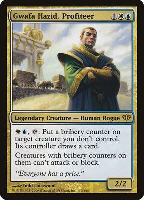 Gwafa Hazid, Profiteer card from Conflux