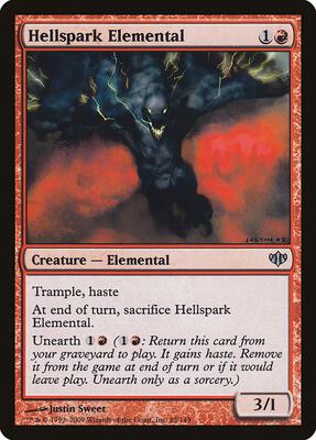 Hellspark Elemental card from Conflux