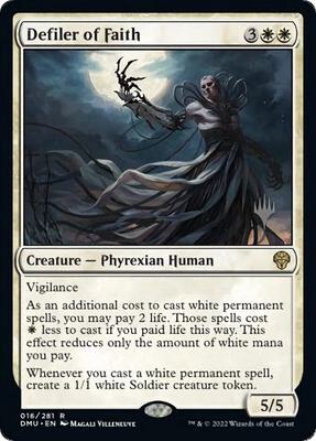 Defiler of Faith card from Promo Pack: Dominaria United