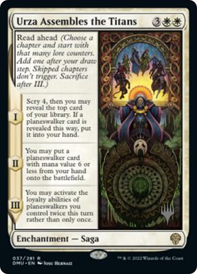 Urza Assembles the Titans card from Promo Pack: Dominaria United