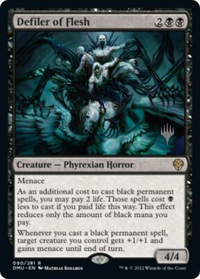 Defiler of Flesh card from Promo Pack: Dominaria United