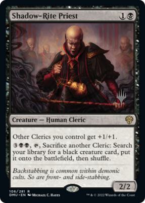 Shadow-Rite Priest card from Promo Pack: Dominaria United