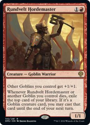 Rundvelt Hordemaster card from Promo Pack: Dominaria United