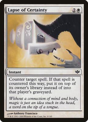 Lapse of Certainty card from Conflux