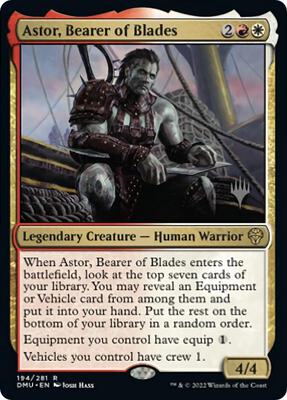 Astor, Bearer of Blades card from Promo Pack: Dominaria United